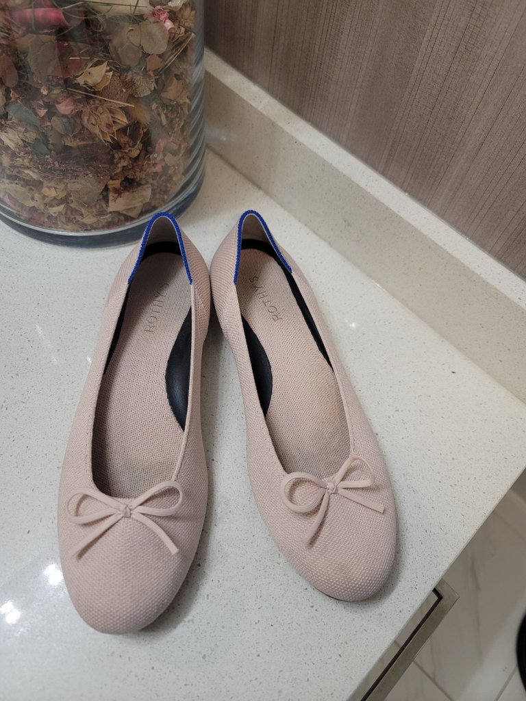 Rothy's Women's Ballerina Pink The Ballet Flat Shoes Sz 9.5